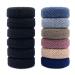12 PCS Large Thick Hair Bands Seamless Cotton Hair Ties Ponytail Holders Headband for Thick Heavy and Curly Hair  Hair Ties for women