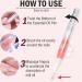 Cuticle Oil Pens for Nail Care Natural Cuticle Oil Pens 2Pcs Nail Oil for Manicure Pedicure Nourish Nail Cracking and Dry Nail Repair Treatment Orange & Peach - Buy Online on GoSupps.com
