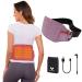 Vofuoti Cordless Heating Pad Portable Heated Pad with Battery and 3 Heat Settings for Back Abdomen Women Men Purple
