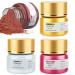Luster Dust Edible Set - INOCERIS 4 Colors Vegan Food Grade Cake Dust Shimmer Powder Set, Metallic Luster Dust for Cake Decorating, Chocolate, Fondant, Cake Pops