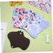 Healeved 7pcs Women's Reusable Period Pads Set with Storage Bag - Washable Cloth Panty Liners for Menstrual Hygiene - Buy Online on GoSupps.com