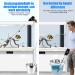 AQQA Aquarium Rechargeable Gravel Cleaner Kit - Powerful Fish Tank Siphon Vacuum - Portable Automatic Water Changer - Adjustable Flow Rate - 15W 420GPH - Buy Online on GoSupps.com