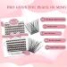168 Pcs Colored Lash Clusters: Natural+Volume C-Mix | DIY Eyelash Extensions Kit with 2 Styles | Super Thin Band, Soft and Easy to Wear - Buy Online on GoSupps.com