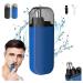 Portable Nose Hair Trimmer - 2024 Gadgets Nose and Ear Eyebrow Hair Trimmer Razor for Men Women Rechargeable Electric Nose Eye Brow Ear Hair Trimmer Shaver Removal Nasal Hair Clippers Cutter (Blue)