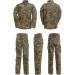LANDUNSI Mens Multicam Jacket & Tactical Pants ACU Set - X-Large | Airsoft Combat Shirt, Military Uniform for Hunting & Paintball - Buy Online on GoSupps.com