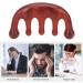 Gientan Scalping Massage Comb - 5 Teeth Sandalwood Gua Sha for Portable Meridian Massage - Buy Online on GoSupps.com