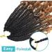 8Packs Goddess Box Braids Crochet Hair With Curly Ends 14inch Pre-looped Bohomian Crochet Box Braids Synthetic Braiding Hair Extensions 14 Inch(Pack of 8) 1B/30/27 - Buy Online on GoSupps.com