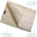 Creative Scents 100% Cotton Fingertip Towels Set of 4 - Soft Velour Finish with Lace Trim - Machine Washable - Ideal for Guest Bathroom - Cream Ivory (11x18 inches) - Buy Online on GoSupps.com