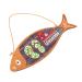 GRIRIW Wooden Coat Hangers Ocean Fish Door Hanging Seaside Hawaii Beach Wooden Fish Wood Coat Hangers 35X12 Assorted Color 2
