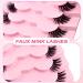 7 Pairs of Half Eyelashes Cat Eye 12 mm Short Cat's Eye Artificial Eyelashes Natural Look 1/2 Corner False Eyelashes Set 3/4 Corner Eyelashes Reusable Lightweight Makeup Eyelashes (1-33) 7P-HF-1-33 - Buy Online on GoSupps.com
