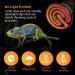 Infrared Ceramic Heat Emitter 50W 2Pack Bulb Reptile Heat Lamp for Pet Coop Heater Reptile Chicken Lizard Turtle Brooder No Harm No Light - Buy Online on GoSupps.com