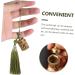 HEMOTON 1pc Green Sandalwood Incense Box Tassel Keychain Diffuser Pendant Hollow-Out Pedant Blush Cell Phone - Buy Online on GoSupps.com