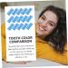 Beavorty 60 STK Tooth Coloring Card Guide - Tooth Bleaching Posters & Teaching Boards for Whitening | Oral Delivery Tools | 2 Pieces (10x4x0.2cm) - Buy Online on GoSupps.com
