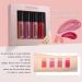 Mimore 4 Pcs Moist Lipstick Set | Waterproof Liquid Lipstick Kit | Non-Stick Cup Smoothing Lip Gloss in Sexy Colors | Perfect Gift Box - Buy Online on GoSupps.com