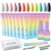 Makartt Glitter Poly Nail Gel Kit, EBEROUGE Set with 12 Glitter Color Nail Builder Nail Gel Kit Fall Gift Beauty Sets Extension Gel Nail All-in-one Kit for Beginner Nail Technician