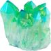 Nupuyai Titanium Coated Green Bergkristall Druse - Irregular Crystal Cluster Quartz Geode for Reiki & Feng Shui Decoration - Buy Online on GoSupps.com