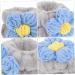 2 Paires Bracelets de lastiques Peluche Motif de Fleurs de Manchons Absorbants pour Accessoire Pratique pour Filles - Buy Online on GoSupps.com