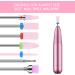 Maquita 7-Piece Ceramic Nail Drill Bits Set - Professional Gel & Acrylic Nail Millers for Home Manicure & Pedicure - Large Pink Gift - Buy Online on GoSupps.com