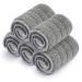 Bulletproof Generic Microfiber Spray Mop Replacement Heads for Wet/Dry Mops Floor Cleaning Pads Compatible with Most 11 -13 Hook and Loop (Velcro) Flat Mops.(5 Pack) 5 Count (Pack of 1)