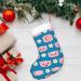 Floral Pattern Velvet Christmas Socks - Cute Pig Design for New Year | One Size International Shipping - Buy Online on GoSupps.com