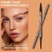 Shop Light Brown Microblading Eyebrow Pencil | 2-in-1 Dual-Headed Brow Pen for Natural-Looking Brows | Long-Lasting & Precise - Buy Online on GoSupps.com