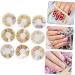 POPETPOP 72 Boxes Nail Art Accessories Nail Art Decor Jewel Stickers Nail Stickers for Nail Art Stickers for Nails Nail Art Decals 3D Charm Zinc Alloy White Nail Supplies - Buy Online on GoSupps.com
