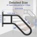Railings Handrails for 1-3 Steps 2Pcs Safety Grab Bar for Stairs Wall Mounted Stair Railing for Garage Entry Steps Stair Interior or Exterior Stairway - Buy Online on GoSupps.com
