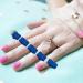 Toe Separator 12PCS Sponge Toe & Finger Separators for Nail Varnish Toe Dividers/Spacer for Nail Art Pedicure Manicure Nail Accessories Pink Blue Purple - Buy Online on GoSupps.com