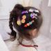 SUKPSY 28 Pcs Colorful Hair Clips for Baby Girls Teens Toddlers - Flower Fruit Dessert Barrettes in Pink and Yellow - Buy Online on GoSupps.com