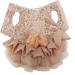 Bling Dog Dress Comfortable Dog Luxury Princess Wedding Dress Shiny Pet Lace Dress Sequined Princess Summer Pet Cloth for Small Dog Puppy(Gold L) - Buy Online on GoSupps.com