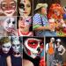 DE LANCI Black White Red Face Body Paint Kit - Long Lasting Waterproof Clown Makeup for Halloween & Special Effects | Professional SFX Face Painting with Brush - Buy Online on GoSupps.com