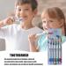 Soft Bamboo Coal Toothbrushes - 5 Pack Eco-Friendly Toothbrushes for Adults | Goowafur Moon Design - Buy Online on GoSupps.com
