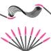 200Pcs Disposable Eyelash Wands Mascara Brushes - Rose Red Makeup Applicator - Buy Online on GoSupps.com