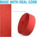 MARQUE Suede Bike Handlebar Tape - Red Cork - 2PCS Set for Road Cycling - Buy Online on GoSupps.com