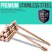 FANDAMEI UV Gel Nail Polish Remover Kit - Cuticle Pusher & Gel Polish Scraper Set for Manicure Pedicure - Dual Head Nail Scraper in Rose Gold - Buy Online on GoSupps.com
