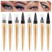 2023 New Multi Color Metallic Luster Eyeliner Pen 1PC Smooth Long Lasting Waterproof Ultra-Fine Quick Drying Eyeliner Makeup Pen for Beginners One Size B