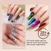MIZHSE Clear Spider Gel + 6 Colors Chrome Nail Powder Set for Metallic Mirror Effect Nail Art - DIY Manicure Kit - Buy Online on GoSupps.com