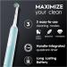 Oral-B Pro 1 Electric Toothbrush for Adults | Christmas Gifts | Pressure Sensor, 3D Cleaning, Floss Action Head | UK Plug | Blue - Buy Online on GoSupps.com