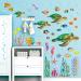 Sea Turtle Wall Stickers & Under the Sea Decals for Bathroom Nursery and Living Room | BASHOM BA-4001 - Buy Online on GoSupps.com