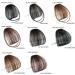 Bangs Hair Clip Fake Air Bangs Synthetic Hair Extension Soft Light Air Hair Bangs Clip On Hair Extension False Straight Hair Bangs Fringe Bangs Clip in Hair(Color:Light brown B) 6inches Light brown B - Buy Online on GoSupps.com