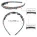 YISSION 6-Piece Floral Comb Headbands for Women - Non-Slip Thin Hairband with Teeth - Fashion Hair Accessories for Girls - Buy Online on GoSupps.com