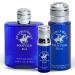 Beverly Hills Polo Club BHPC Men's Essential Collection includes Eau De Toilette Deodorant Body Spray & After Shave Lotion (Blue)