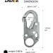 Fusion Climb Maxi-2 High Strength Carbon Steel Drop Forged Snap Hook - Gold Universal | FP-6013-5-HS-GLD - Buy Online on GoSupps.com