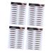 OHPHCALL 6D Hair- Eyebrows Stickers 4pcs Eyebrow Stickers Temporary Eyebrows Eyebrows Imitation Eyebrow Post Paper 6d Make up