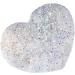 Nupuyai Titanium Coated Bergkristall Druse - Irregular Crystal Cluster Quartz Geode for Reiki & Feng Shui Decoration | White/Colored Heart Shape - Buy Online on GoSupps.com