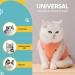 Avont Cat Recovery Suit | Post Surgery Kitten Onesie for Abdominal Wounds - Coral (M) - Buy Online on GoSupps.com