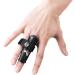 Kuangmi Finger Sleeve Support - Black Pair (S/M) for Sports Injuries | International Shipping Available - Buy Online on GoSupps.com