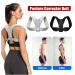 Adjustable Back Brace Posture Corrector & Lumbar Support for Men & Women - Improve Posture Black (Size S - Buy Online on GoSupps.com