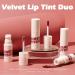 KIMUSE Velvet Lip Tint Duo - High Pigment, Long Lasting & Waterproof Lip Stain - Paraben-Free & Not Animal Tested - Wild Rose - Buy Online on GoSupps.com