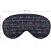 Adjustable Heart Beat Sleep Mask Eye Cover for Men and Women - Blocks Light for Better Sleep and Travel - Comfortable Blindfold with Adjustable Strap - Buy Online on GoSupps.com